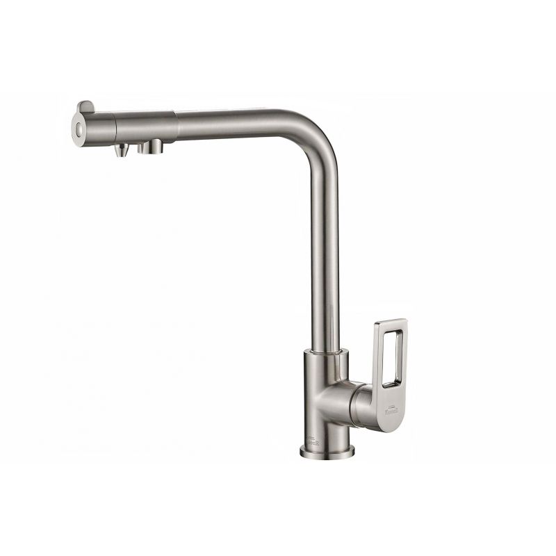 Смеситель Steel Hammer SH 572 SATIN для кухонной мойки, сталь Смеситель Steel Hammer SH 572 SATIN для кухонной мойки, сталь