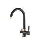 Смеситель Steel Hammer SH 713 BLACK BR для кухонной ...