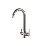 Смеситель Steel Hammer SH 723 INOX для кухонной мойк...