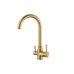 Смеситель Steel Hammer SH 763 INOX BRONZE PVD для ку...