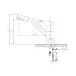 Смеситель ZorG Clean Water ZR 400 KF-12 NICKEL для к...