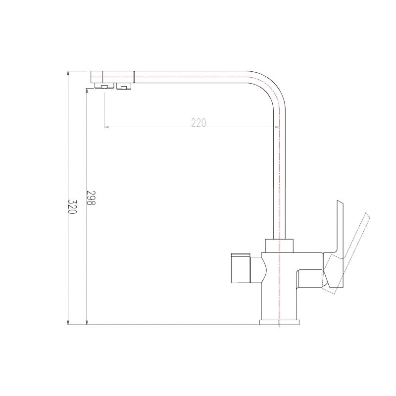 Смеситель ZorG Clean Water ZR 334 YF-NICKEL для кухонной мойки, никель