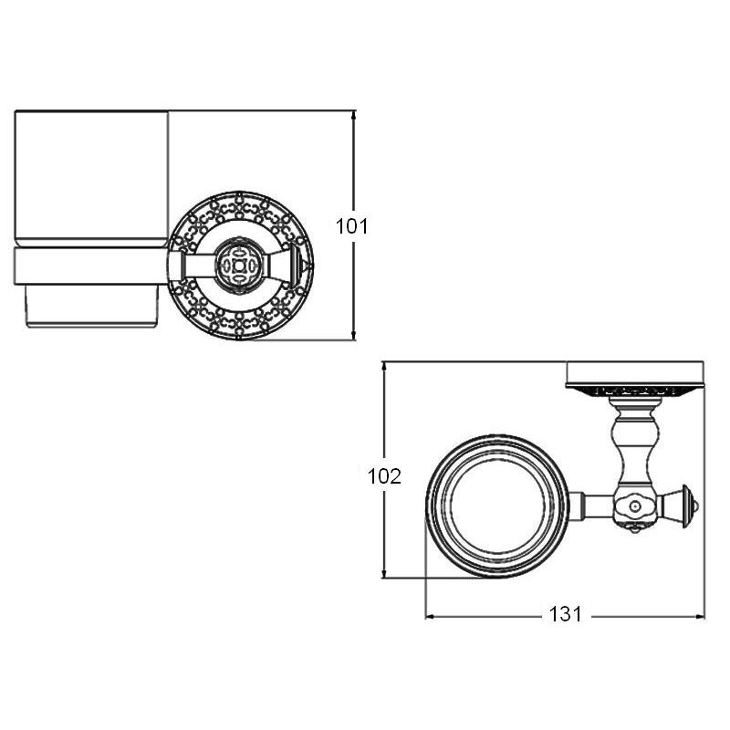 Подстаканник ZorG BR AZR 03 BR Бронза