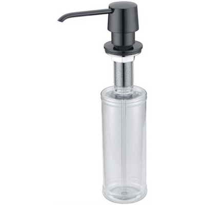 Дозатор встраиваемый для жидкого мыла Zorg Inox ZR-20 GRAFIT, графит
