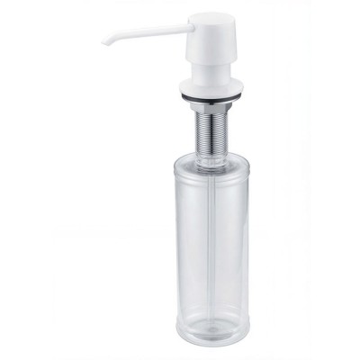 Дозатор встраиваемый для жидкого мыла Zorg Inox ZR-20 WHITE, цвет белый