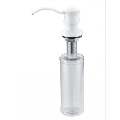 Дозатор встраиваемый для жидкого мыла Zorg Inox ZR-21 WHITE, цвет белый