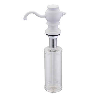 Дозатор встраиваемый для жидкого мыла Zorg Inox ZR-24 WHITE, цвет белый
