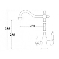 Смеситель Zorg Clean Water ZR 312 YF-33 BR LIGHT для кухни под фильтр, цвет светлая бронза