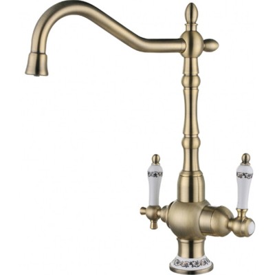 Смеситель Zorg Clean Water ZR 336 YF-50 BR для кухни под фильтр, цвет бронза