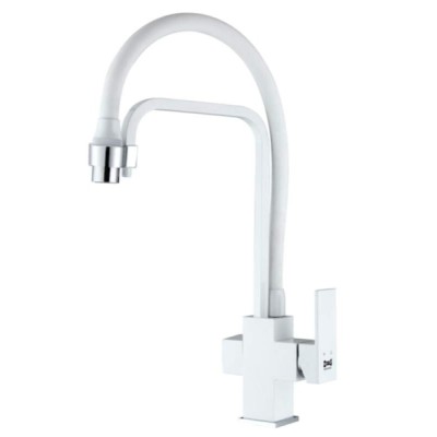 Смеситель Zorg Clean Water ZR 341-8 YF WHITE для кухни под фильтр, белый