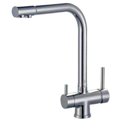 Смеситель Zorg Clean Water ZR 348 YF NICKEL для кухни под фильтр, никель