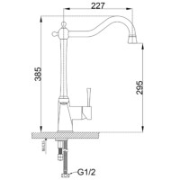 Смеситель Zorg Clean Water ZR 353 YF-BR для кухни под фильтр, бронза