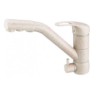 Смеситель Zorg Clean Water ZR 400 KF-12 КВАРЦ для кухни под фильтр
