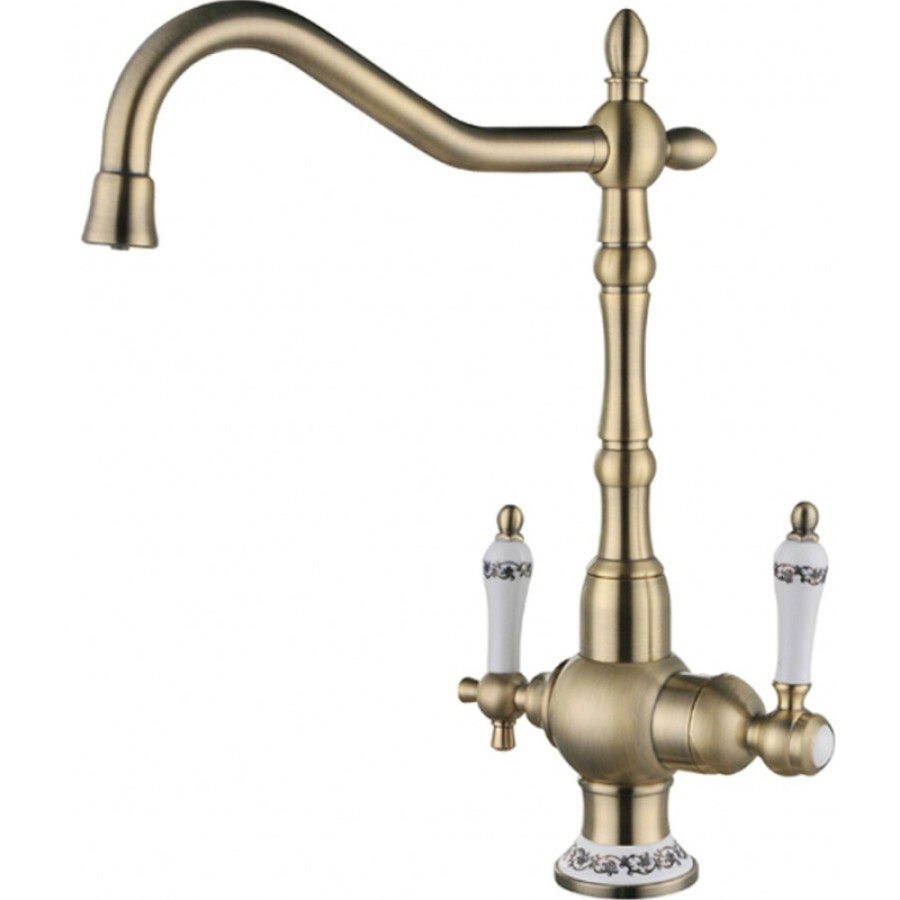 Смеситель Zorg Clean Water ZR 336 YF-50 BR для кухни под фильтр, цвет бронза